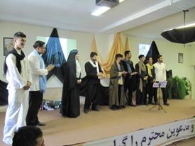 اجرای تئاتر شمس پرنده توسط گروه هنری کانون شعر و ادب آموزشکده سما اندیشه