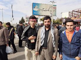 شرکت جمعی از دانشجویان دانشگاه آزاد اسلامی واحد سما اندیشه در مراسم پیاده روی نیشابور تا مشهد مقدس